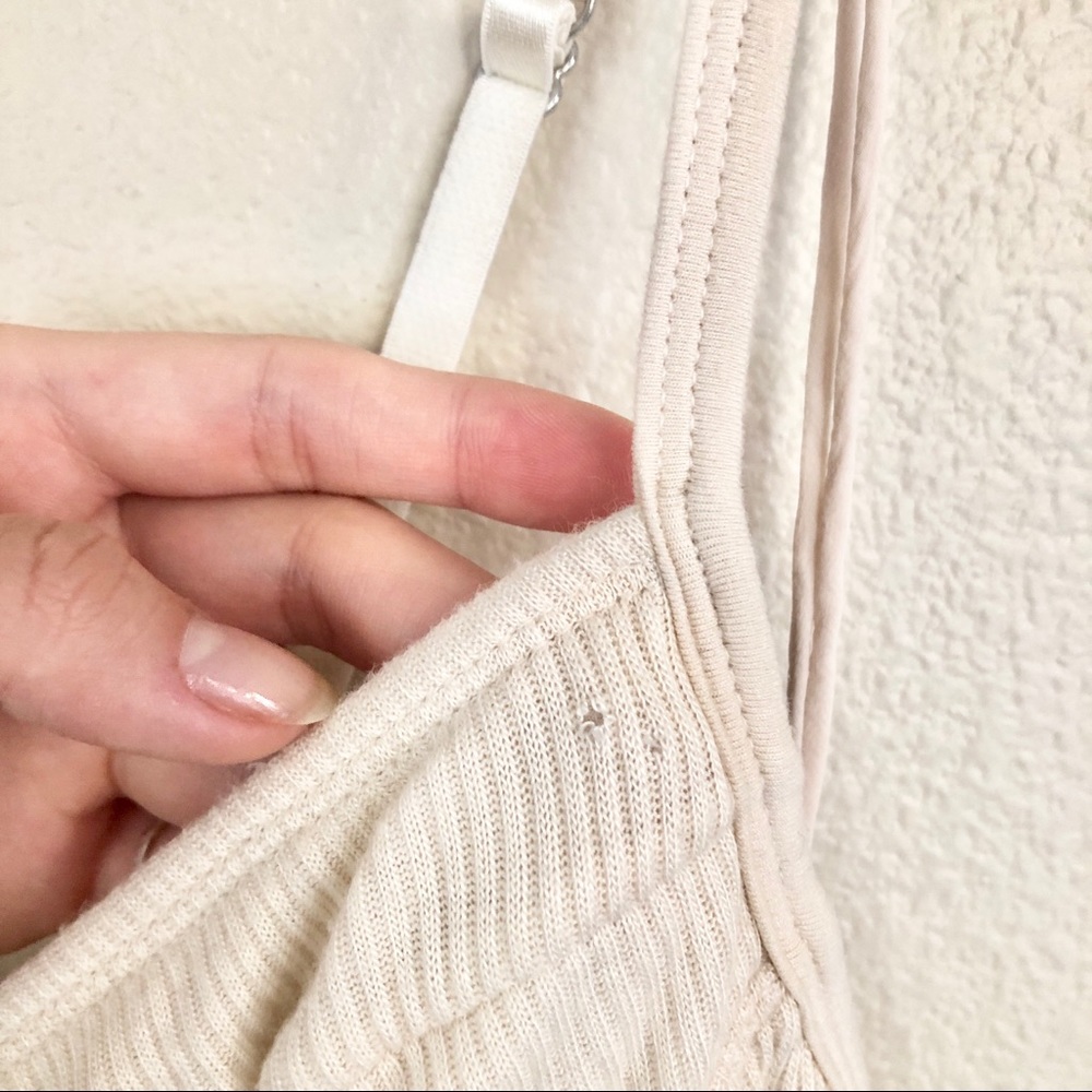 {Indah} Little Lies Bustier Ribbed Midi Slip Dress - Picture 8 of 8